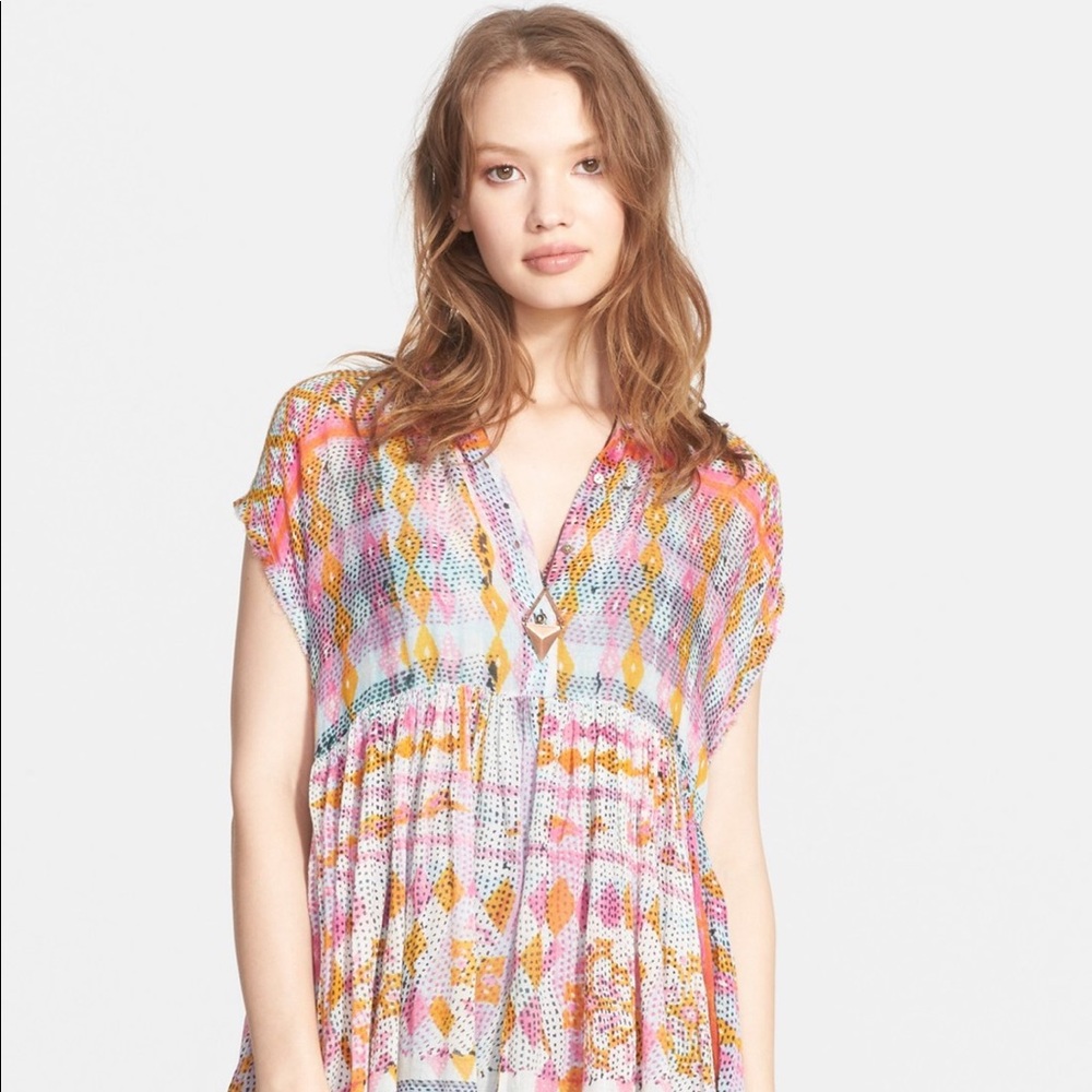 Free people extreme shirt dress